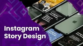 Gradient Story Design for Instagram in Adobe Photoshop | Tutorial | Farrukh's Graphics