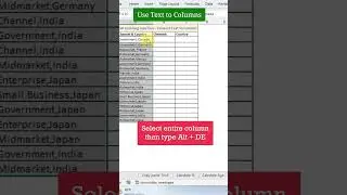 Find Out What Excel Text to Column Is Doing Now! Text to Column in Excel 