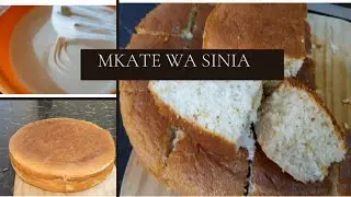 Jinsi Ya Kupika Mkate Wa Sinia// Mkate Wa Mchele// Mkate Wa Kumimina Na Uwe Very Spongy