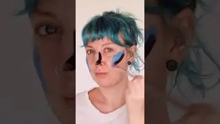 10 seconds vs 3 hours 🎨🧑‍🎨 #makeupartist #makeup #makeuptransformation #creativemakeup
