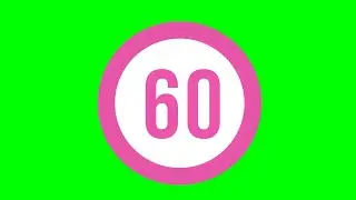 60 Second Workout Timer (With a Green Screen)