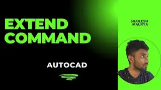 How to Use the Extend Command in AutoCAD | AutoCAD Beginner Guide AutoCAD Tutorial