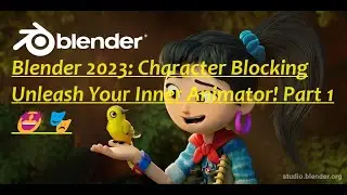 Blender 2023: Character Blocking Unleash Your Inner Animator! Part 1 🤩🎭