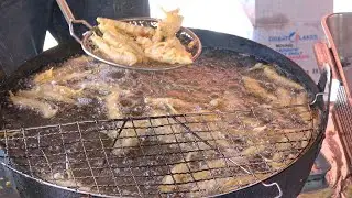 Hot smelt tempura - Nakanoshima Festival