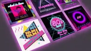 Retro Music Visualizer Free Download | After Effects Templates | No Copyright | Motion Template