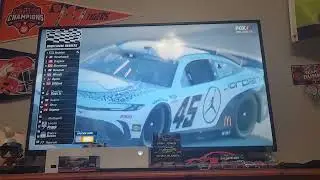 Corey Lajoie flip reaction (2024 Geico 500)