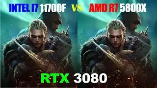 i7 11700F vs R7 5800X - RTX 3080 - Gaming Comparisons