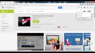 How to update your NoviSign digital signage app from remote?