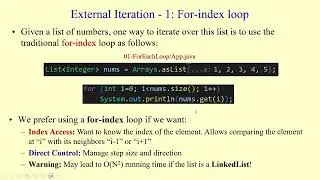 External Iteration vs Internal Iteration over Collections: for-index, for-in, forEach loops