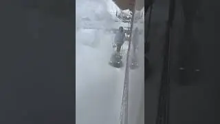 Аккумуляторный снежник и я