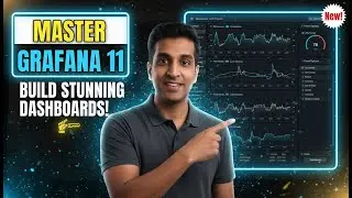 Learn Grafana 11 - Creating your FIRST DASHBOARD