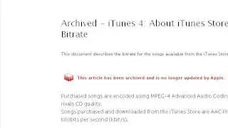 How-To Lower Bit Rate In Itunes