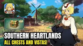 All Southern Heartlands Chests and Vistas Locations 【Ni no Kuni: Cross Worlds】