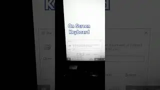 How to open on screen keyboard #onscreenkeyboard #runcommand #windows