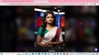 News Channel Creation using AI Telugu, Channel creation Telugu AI, News reader with AI Image  telugu
