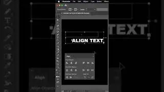 Align Text Secret In Adobe Illustrator