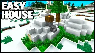 Minecraft: How to Build an Igloo Survival Base ( Easy Tutorial)