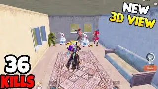 I Unlocked A New 3D View in BGMI • (36 KILLS) • BGMI Gameplay