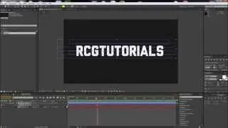 After Effects Tutorial: Line Reveal Transition Effect  -HD-