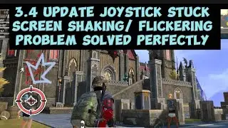 3.4 update BGMI/PUBG Joystick stuck/screen shake solved | 3.4  update bgmi screen stuck solved
