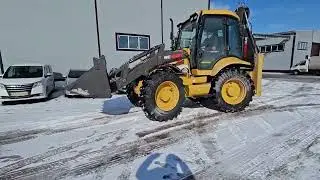 Равноколесный экскаватор погрузчик WEICHAI WLB468