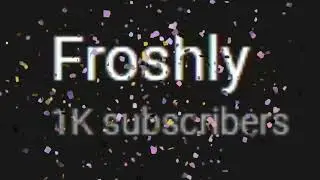 Froshly's live reaction to getting 1K