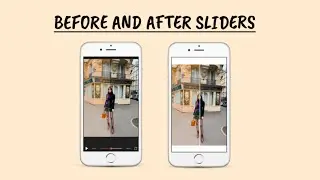 Before and after image sliders | Line slider + Minimal slider Tutorials | Photo comparison apps
