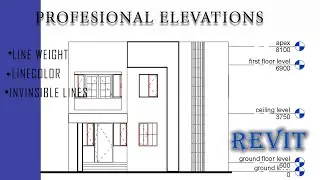 Three ways to make your elevations look professional, Revit Tutorial
