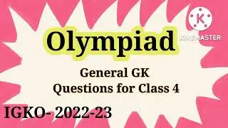 Gk Olympiad Quiz (IGKO) for class 4(Level 1& Level 2 exams)#gk olympiad ques#gk important questions