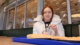 Vlog - Попробовала очень вкусный коктейль.Купили цветы.Интересный заяц в центре.#Кристи#Карамелька