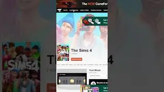instaler ses mod et cc avec curse forge sims 4