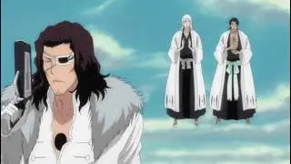 Starrk makes Shunsui and Ukitake sad