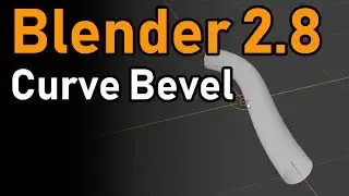 Blender 2.8 Curve Bevel Turbo Tutorial