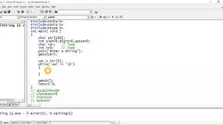 String 11   count frequency of alphabets, spaces, and digits