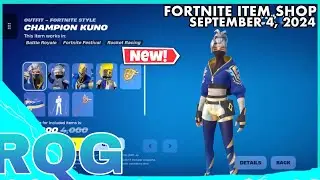 “NEW” FNCS GLOBAL CHAMPIONSHIP 2024 BUNDLE! FORTNITE ITEM SHOP (September 4, 2024)