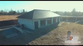 Гараж из СИП панелей