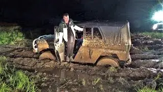 Поехали только посмотреть, но засадили УАЗы, утопили Ниву, порвали шину )))