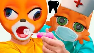 It's time to visit dentist, Baby Lucia! Fox Family learning Healthy Habits with Doctor - SKids Songs
