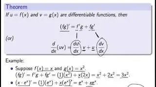 Product Rule and Quotient Rule