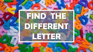 Odd One Out | Alphabet English Classroom Game | Which Letter Is Different?