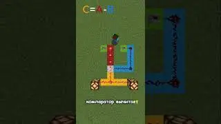 Гайд на компаратор #minecraft #minecraftshorts #майнкрафт #redstone #гайд #сервер #discord #майн #rp