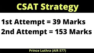 Cracking CSAT is easy | Prince Luthra (AIR 577) | Hindi & English