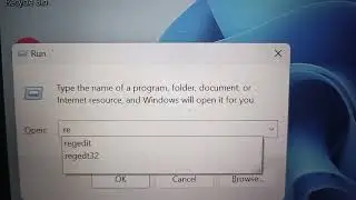 How to Open Registry Editor on Windows using Run Window