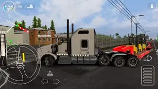 Crane Delivery Heavy Laod ⚠️ Gameplay | Truck Simulator Gameplay | Truck driving