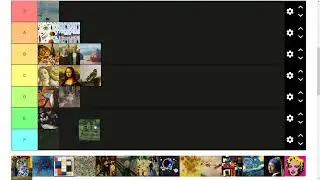 My Paintings Tier List