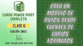 Crea una TABLA DINÁMICA desde VARIOS FORMATOS DE ARCHIVO | Curso de POWER PIVOT | Parte 06 🟢🟡🟠