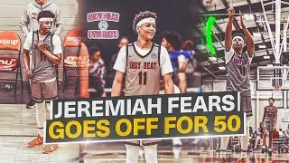 5⭐️ Illinois Commit Jeremiah Fears Goes Off For 50 In His Indy Heat debut 😈🔥