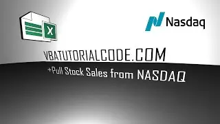 Webscrape Excel VBA Insider Activity Stock Trades from NASDAQ Website Automatically