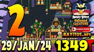 Angry Birds Friends Level 2 Tournament 1349 Highscore POWER-UP walkthrough