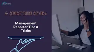 Management Reporter Tips and Tricks